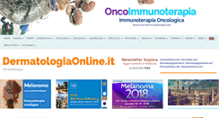 Desktop Screenshot of dermatologiaonline.it